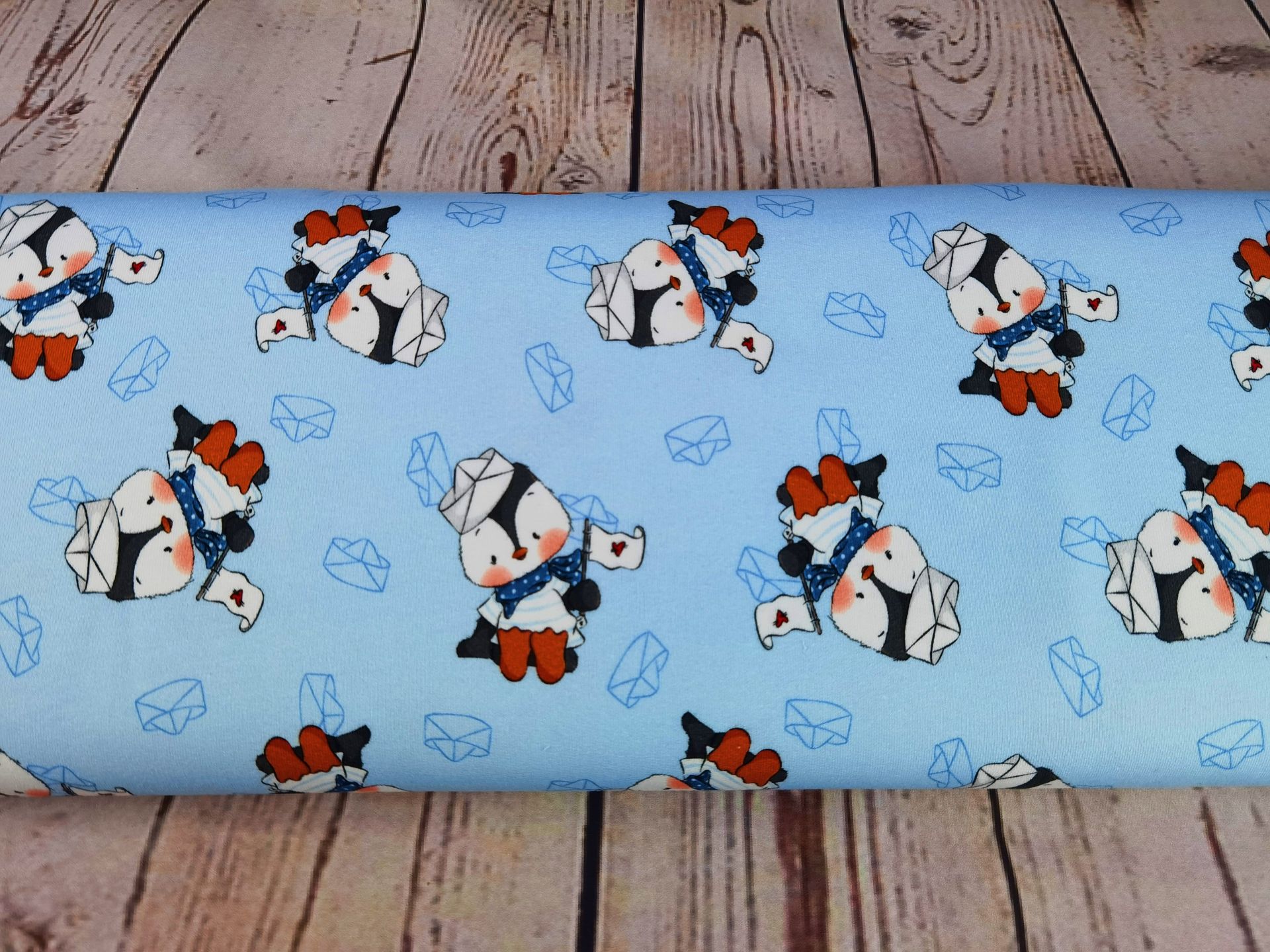 F17_French_Terry_Jersey_Stoff_Stoffe_Stoffpiraten_Eule_Emma_puenktchen_pinguine_blau
